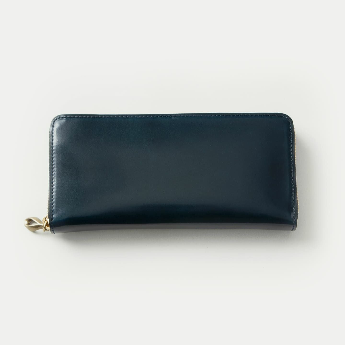 コードバン ラウンドジップ長財布 - Black - | ETiAM