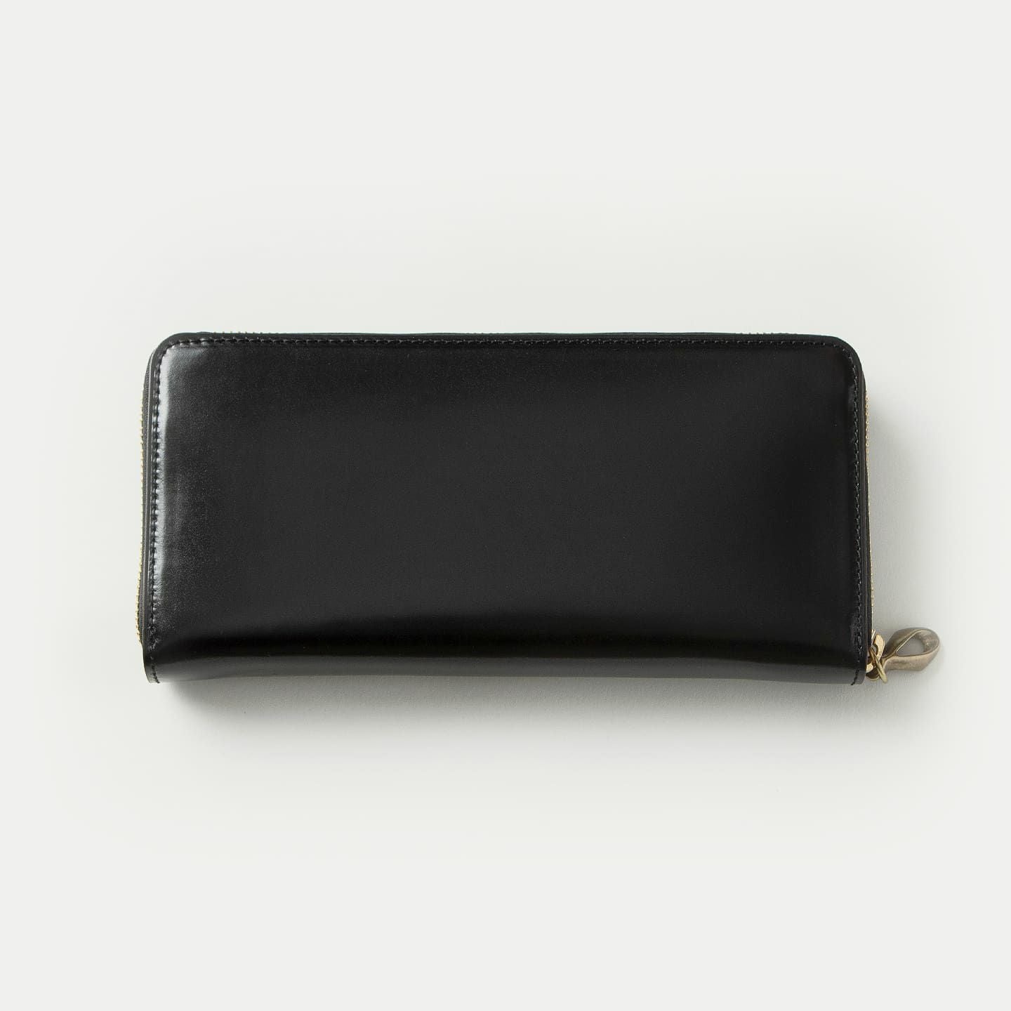 コードバン ラウンドジップ長財布 - Black - | ETiAM