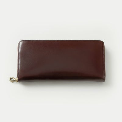シュランケンカーフ ラウンドジップ長財布 - Black - | ETiAM