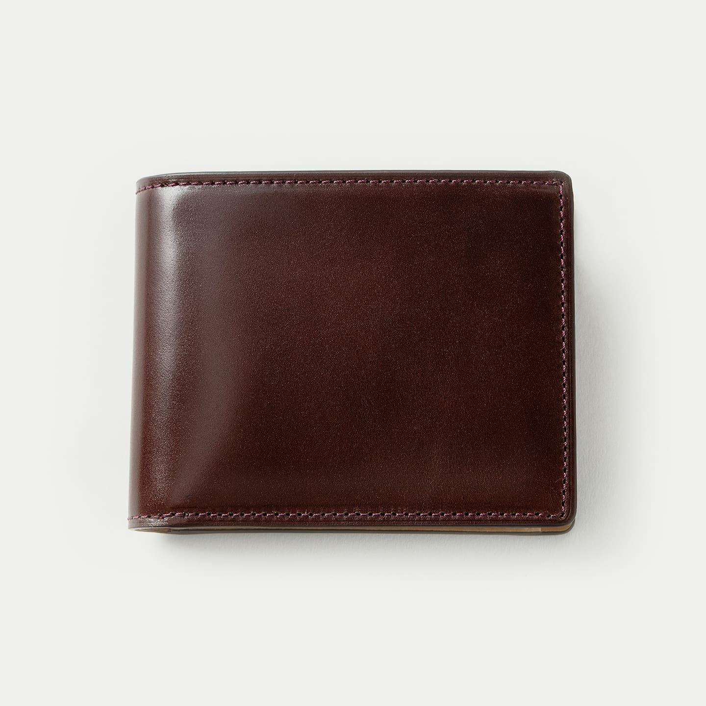コードバン 二つ折り財布 - Black - | ETiAM