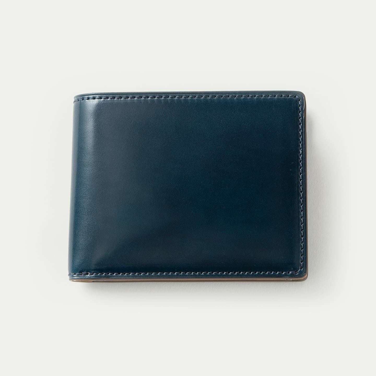 コードバン 二つ折り財布 - Black - | ETiAM