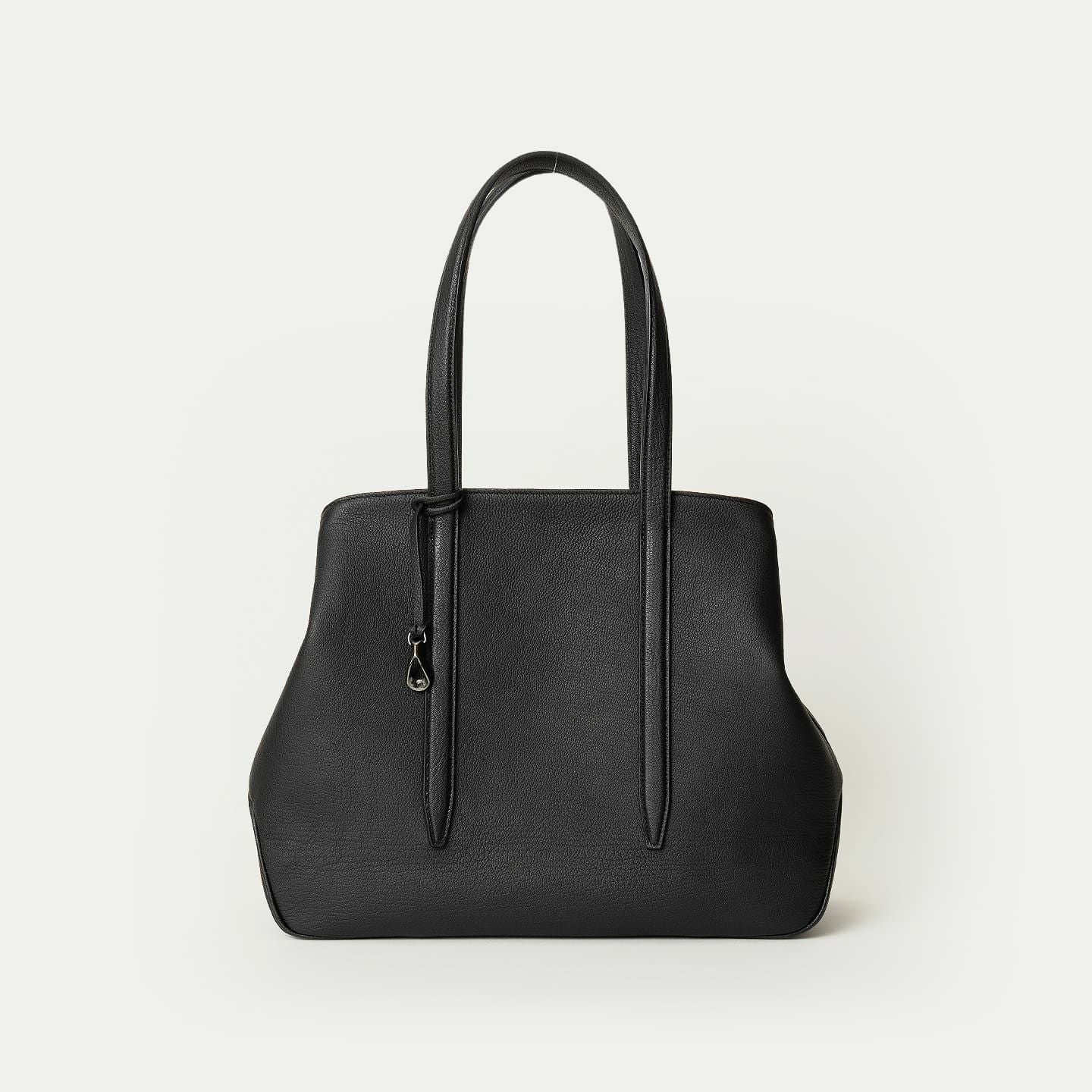 ゴート ファスナートートバッグ（L）《Flexi》 - Black - | ETiAM