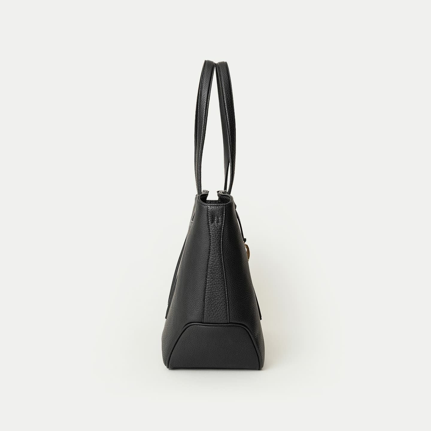シュリンク ファスナートートバッグ（L）《Flexi》 - Black - | ETiAM
