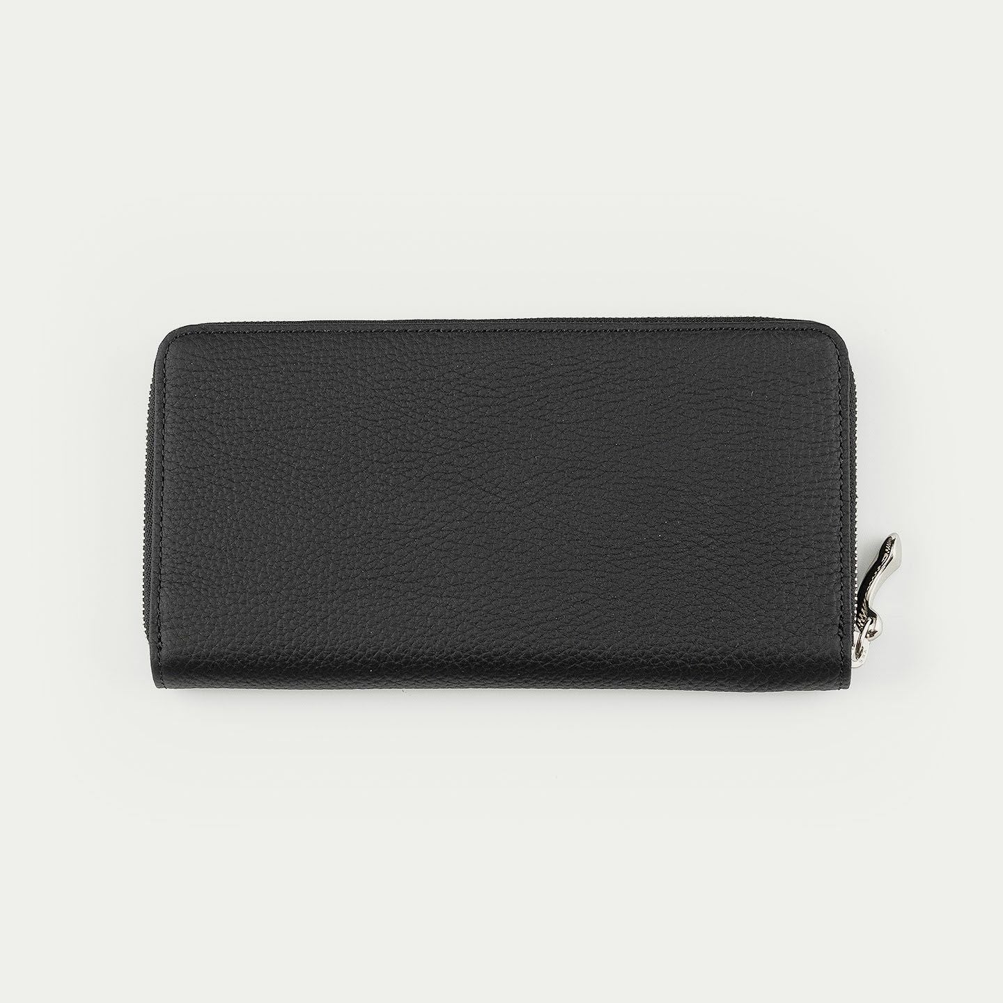 シュランケンカーフ ラウンドジップ長財布 - Black - | ETiAM