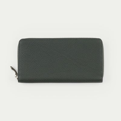 シュランケンカーフ ラウンドジップ長財布 - Black - | ETiAM