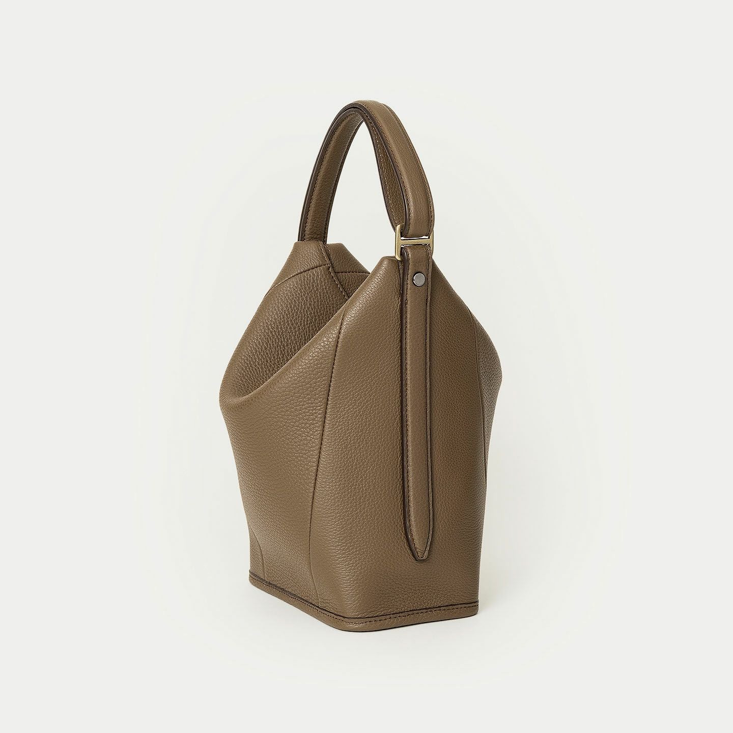 シュリンク ハンド＆バングルバッグ《Follow》 - Oak - | ETiAM