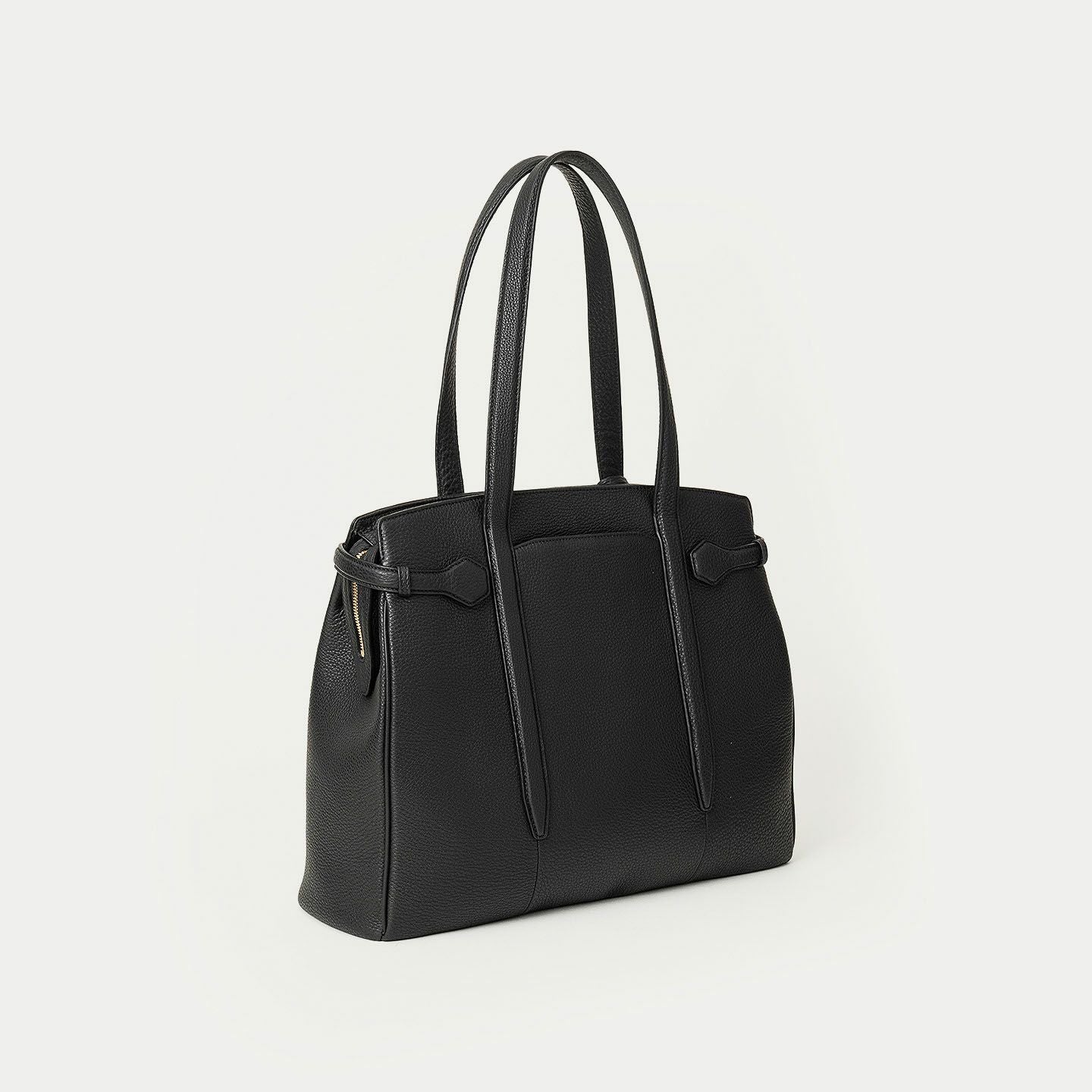 シュリンク サイドベルトトート 《Afford》 - Black - | ETiAM
