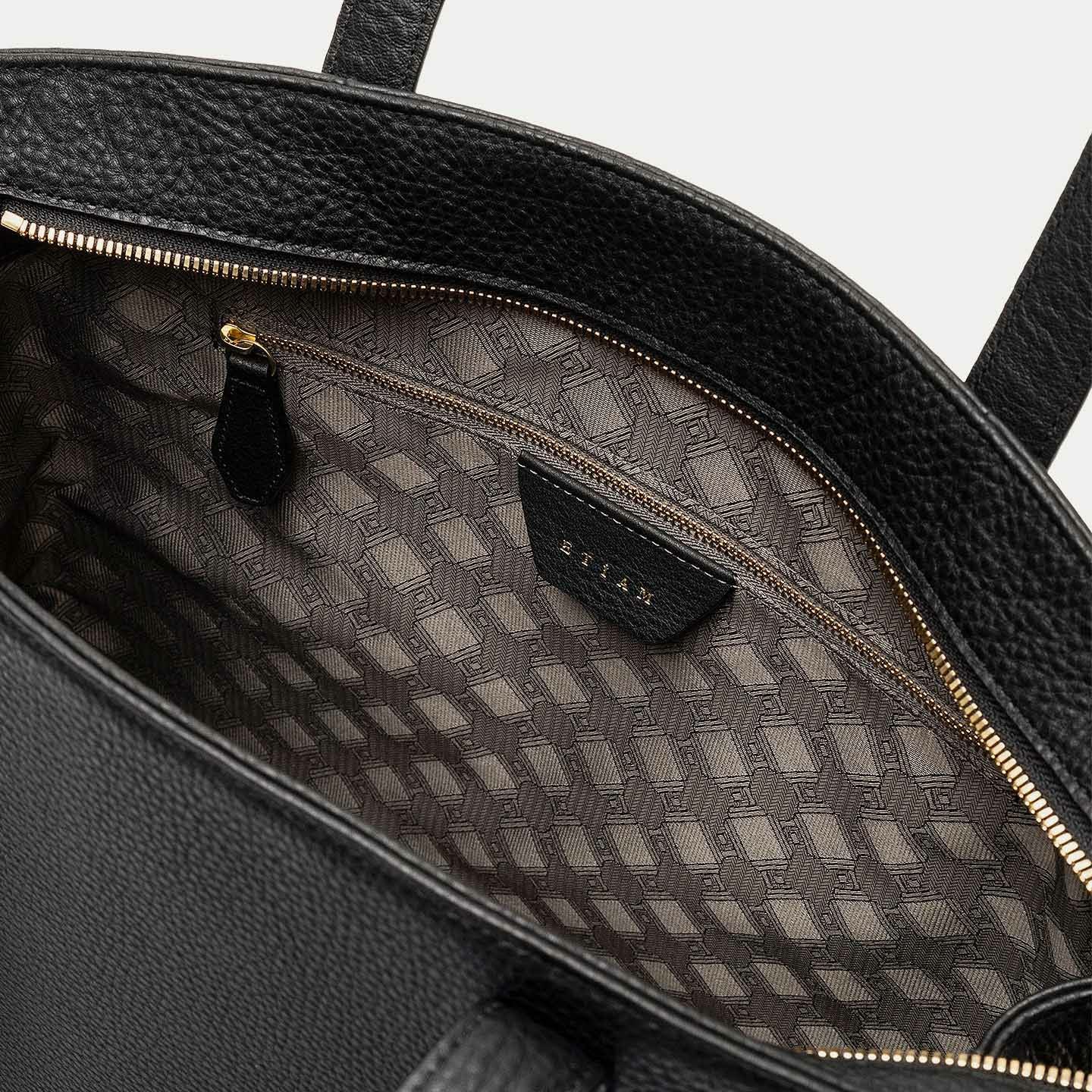 シュリンク サイドベルトトート 《Afford》 - Black - | ETiAM