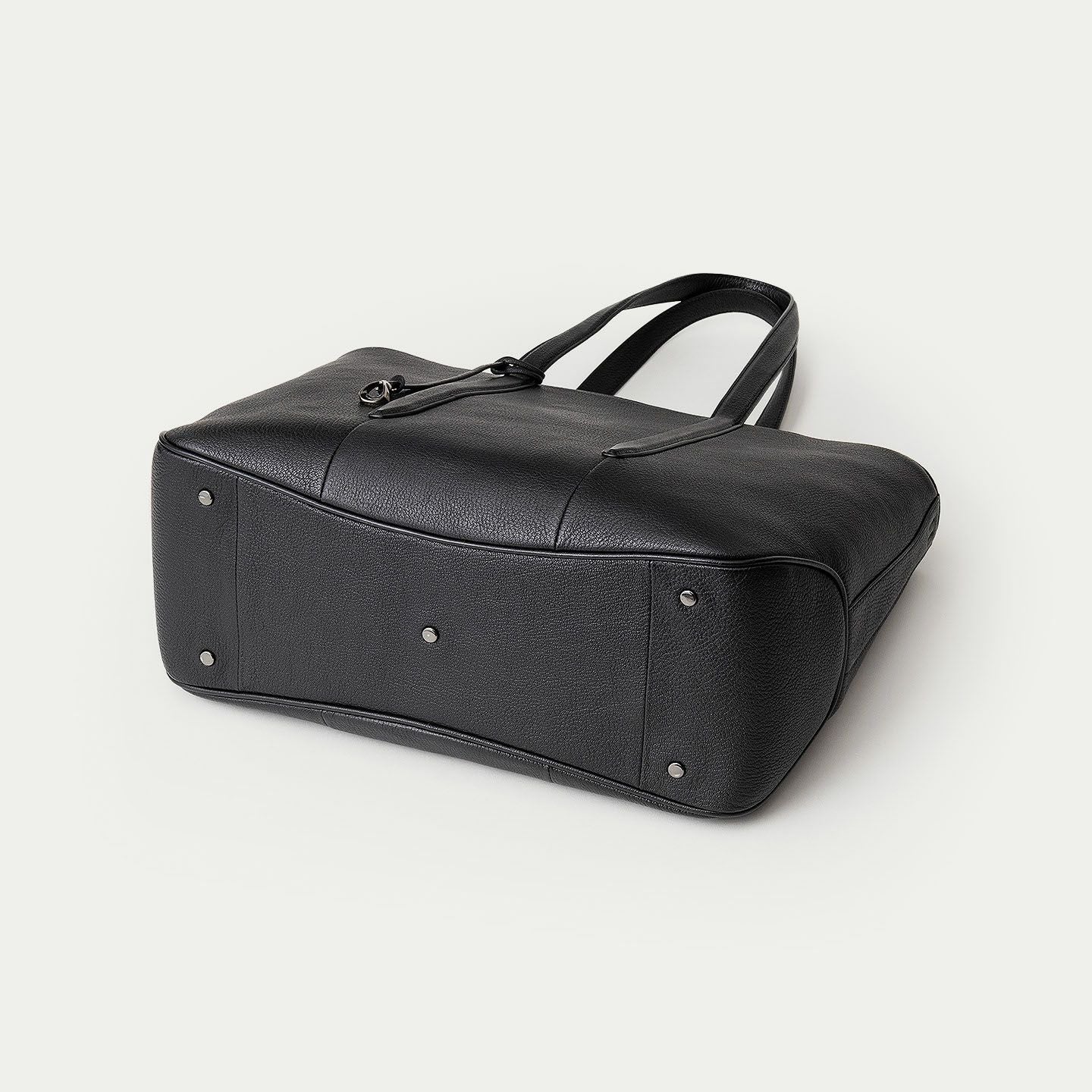 シェーブル ファスナートートバッグ（L）《Flexi》 - Black - | ETiAM