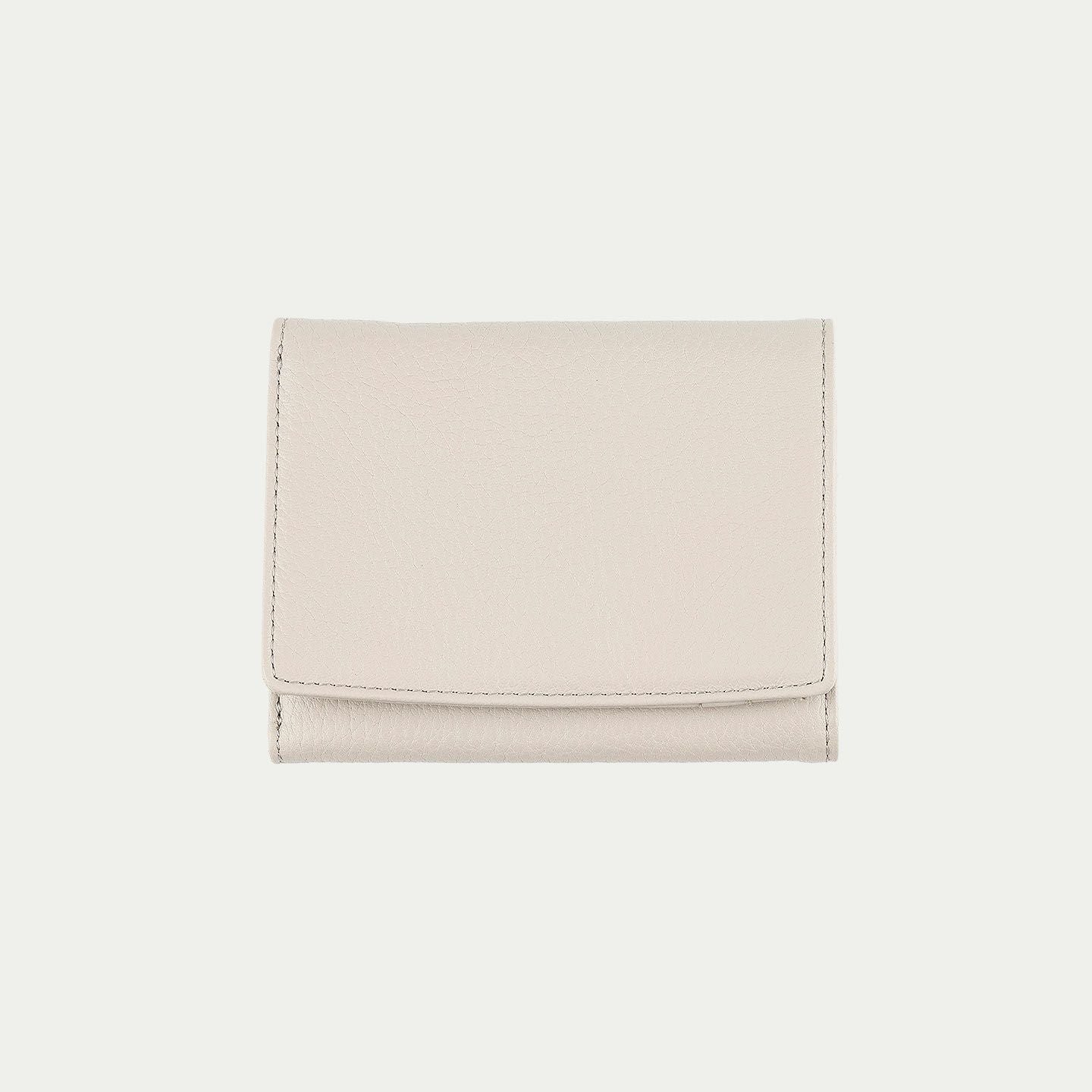 三つ折り財布 ライトグレイ シュリンク 三つ折り財布 Ver.2 - Light Gray - | ETiAM