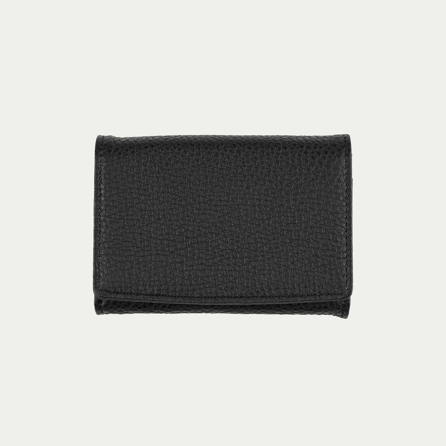 シュランケンカーフ ラウンドジップ長財布 - Black - | ETiAM