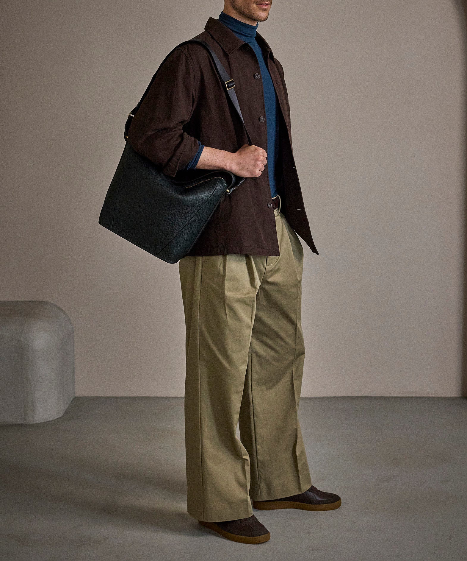 シュリンク 2Wayショルダーバッグ《Union》 - Black - | ETiAM
