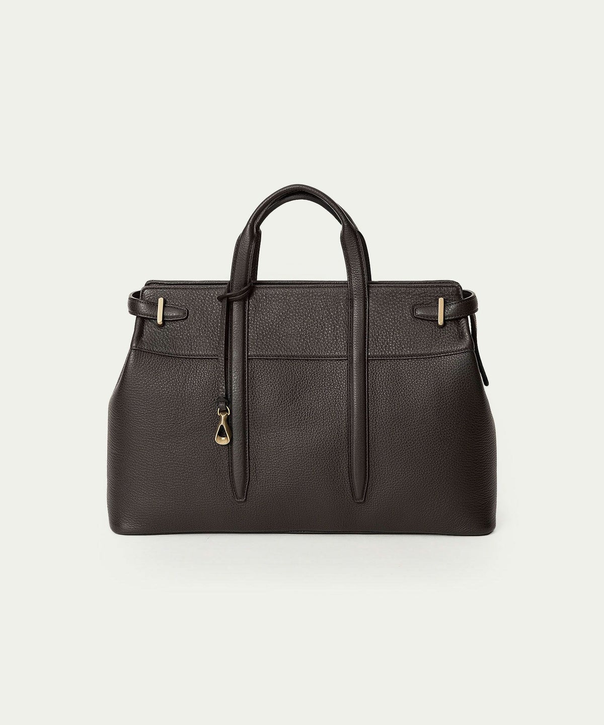 シュリンク サイドベルトブリーフケース《Unite》 - Umber Brown -