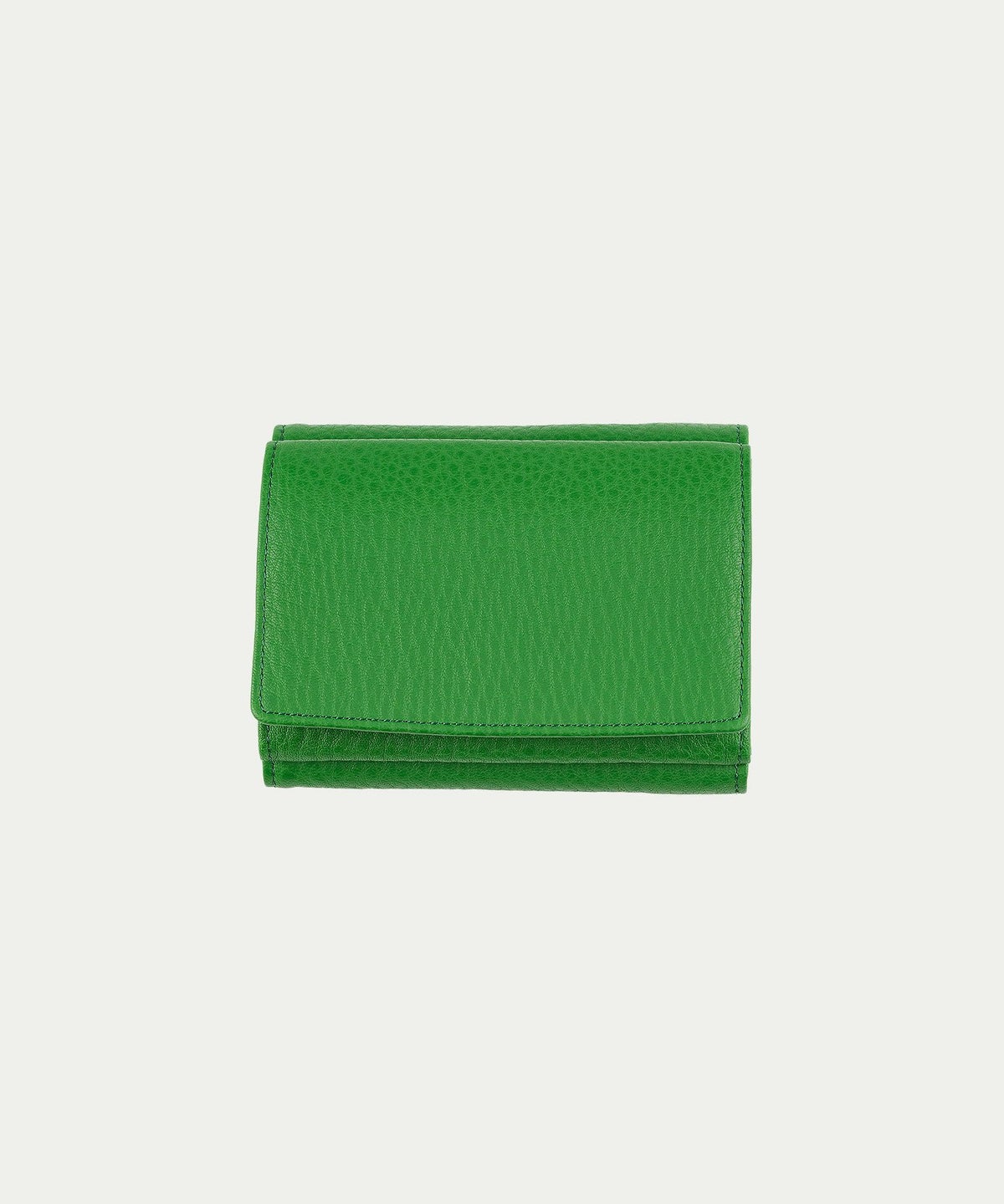 シュリンク 三つ折り財布 Ver.2 - Green -