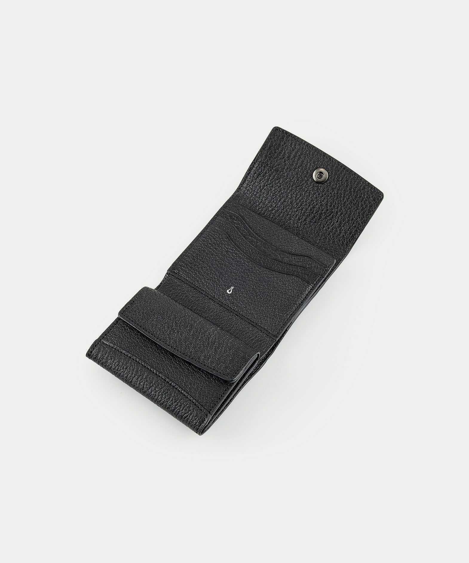 etiam prior シェーブル black シェーブル 三つ折り財布 《Prior》 - Black - | ETiAM