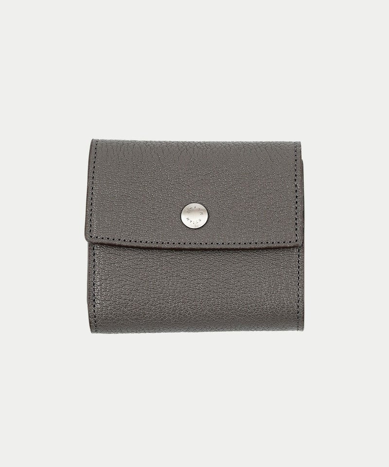 シェーブル 三つ折り財布 《Prior》 - Elephant Gray -