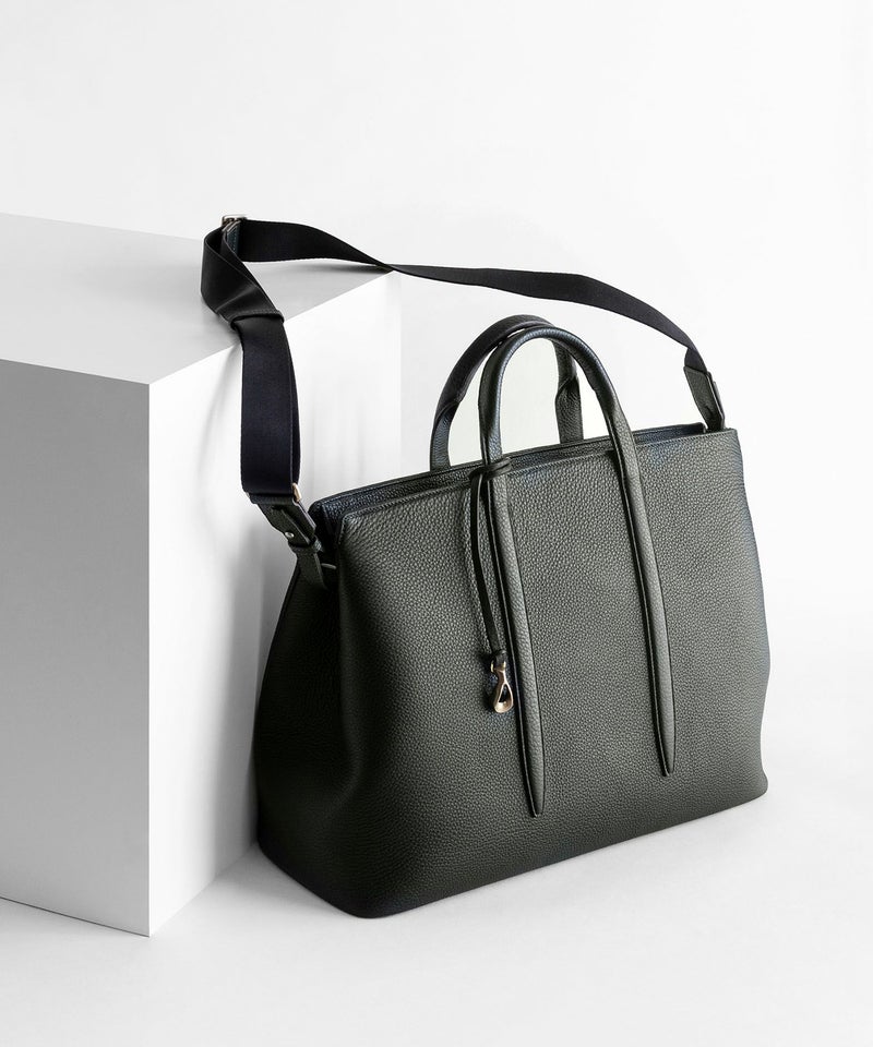 シュリンク B4ブリーフケース《Evoke》 - British Green -