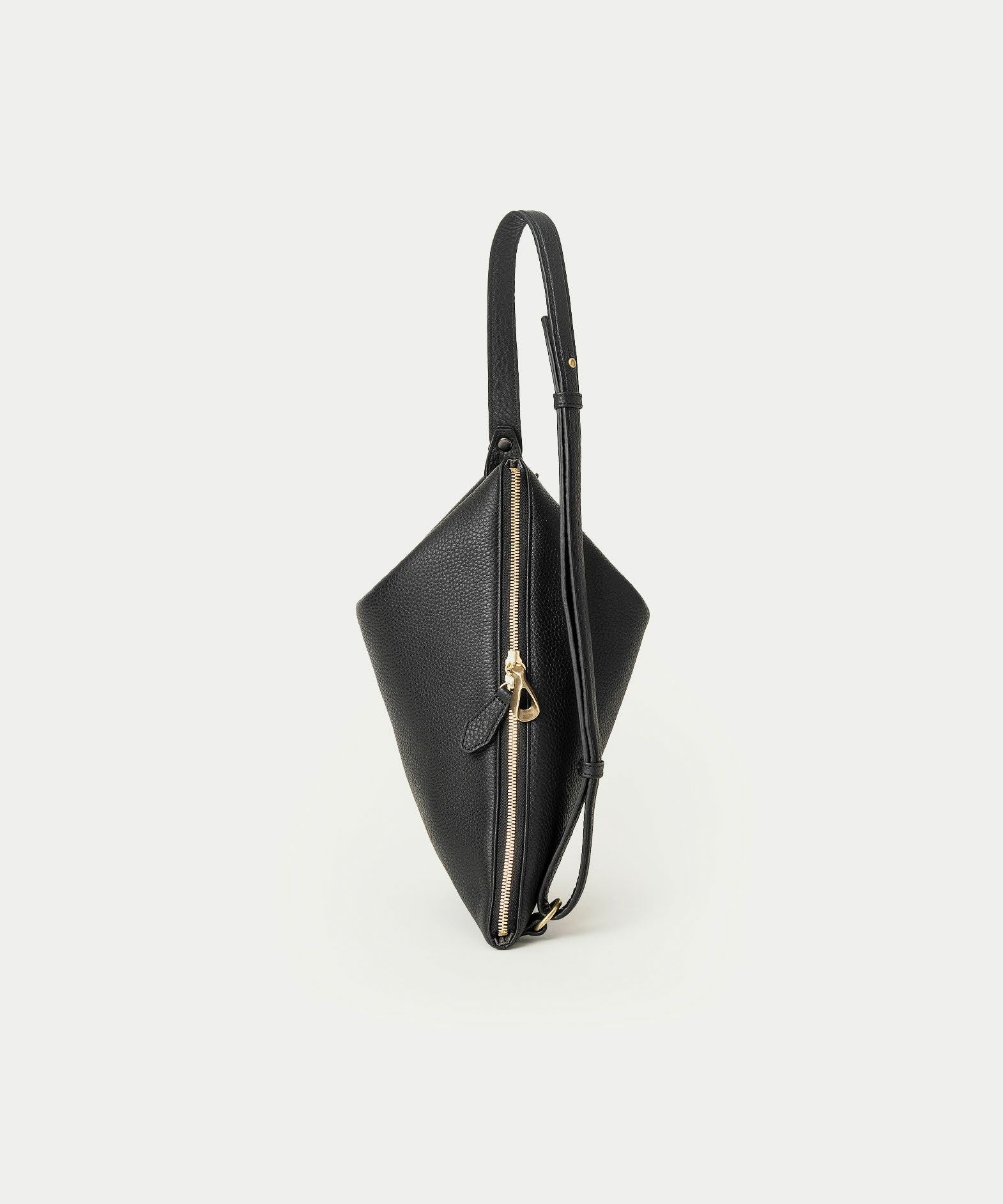 シュリンク トライアングルショルダー《Vertex》 - Black - | ETiAM