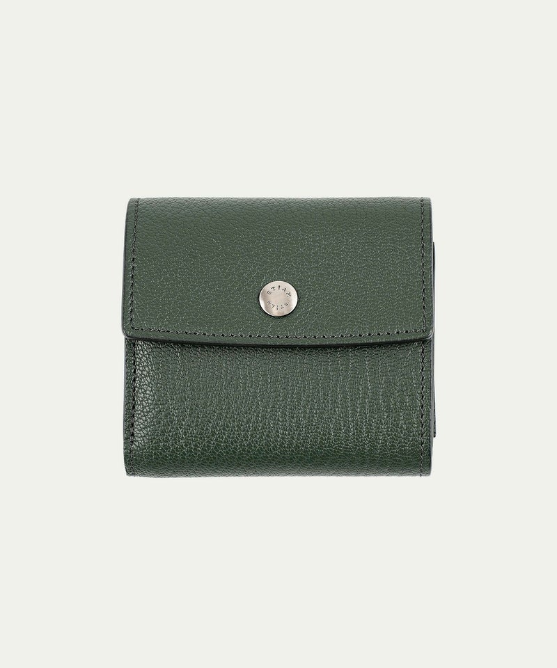 シェーブル 三つ折り財布 《Prior》 - Dark Green -