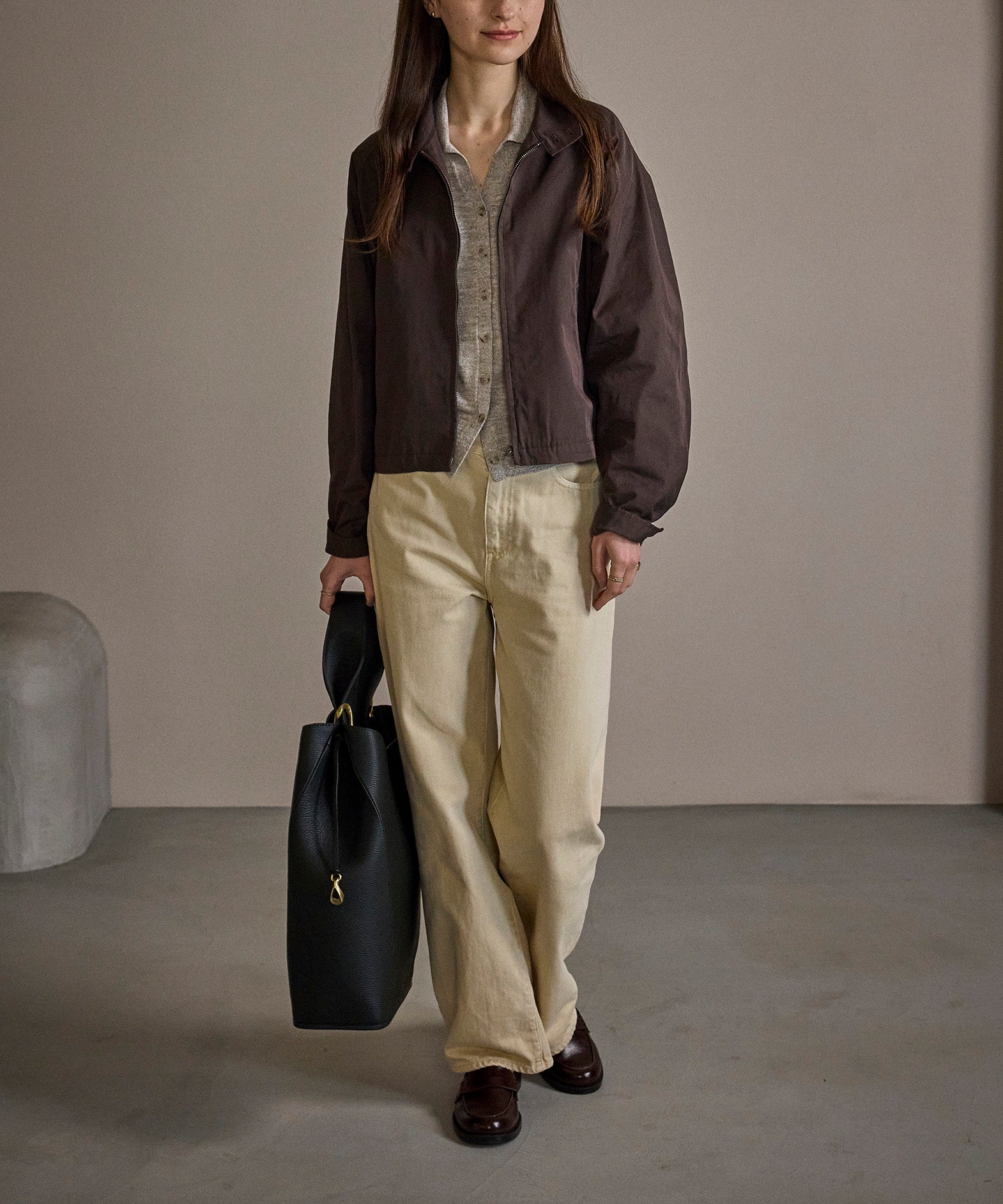 ワンハンドルトートバッグ《Serene》 - British Green - | ETiAM