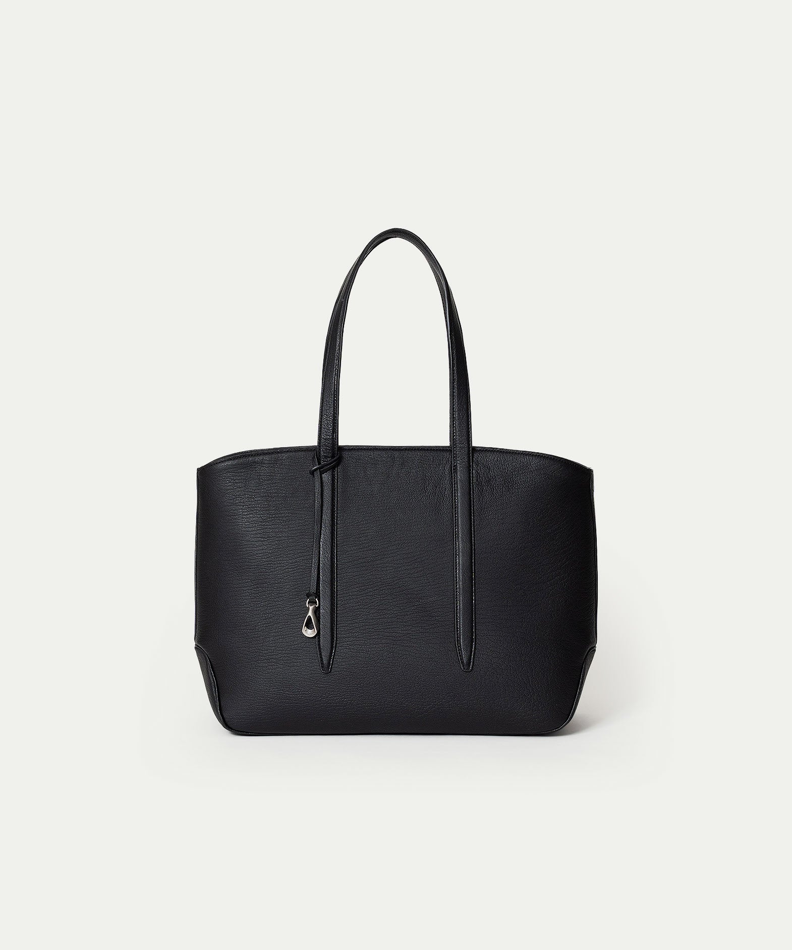 ゴート ファスナートートバッグ（L）《Flexi》 - Black - | ETiAM