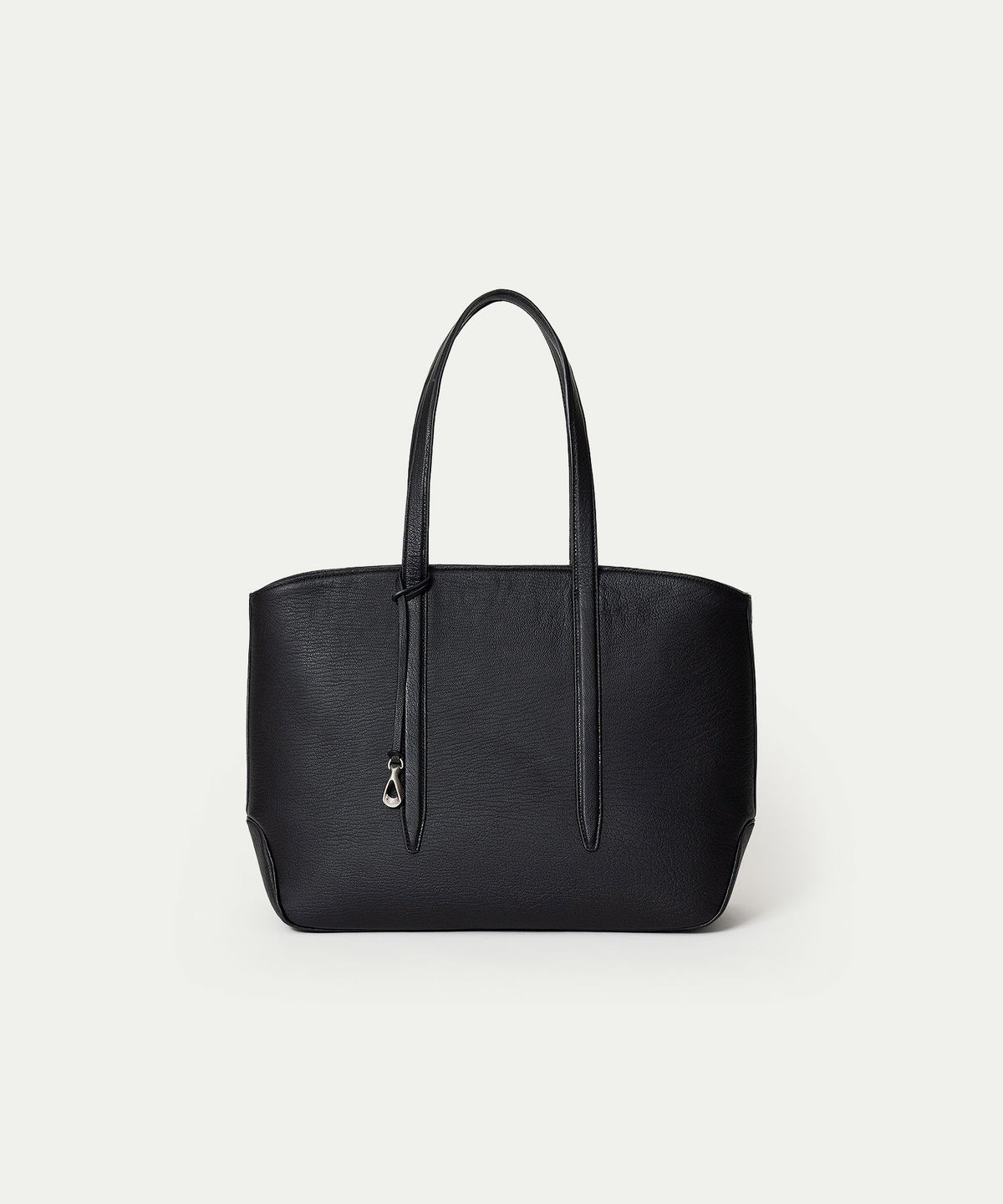ゴート ファスナートートバッグ（L）《Flexi》 - Black -