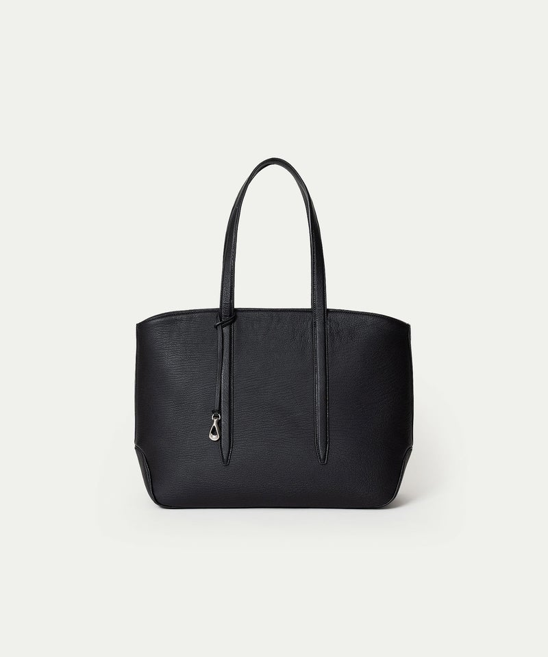 ゴート ファスナートートバッグ（L）《Flexi》 - Black -