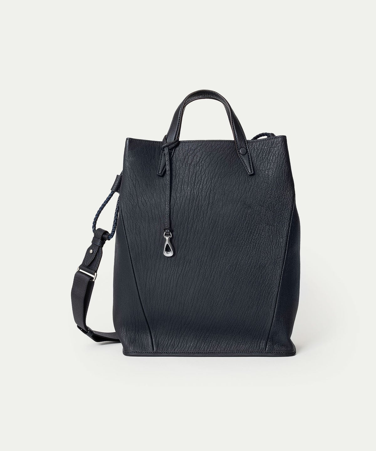 ゴート ドローストリング ショルダーバッグL《Inflect》 - Dark Navy -