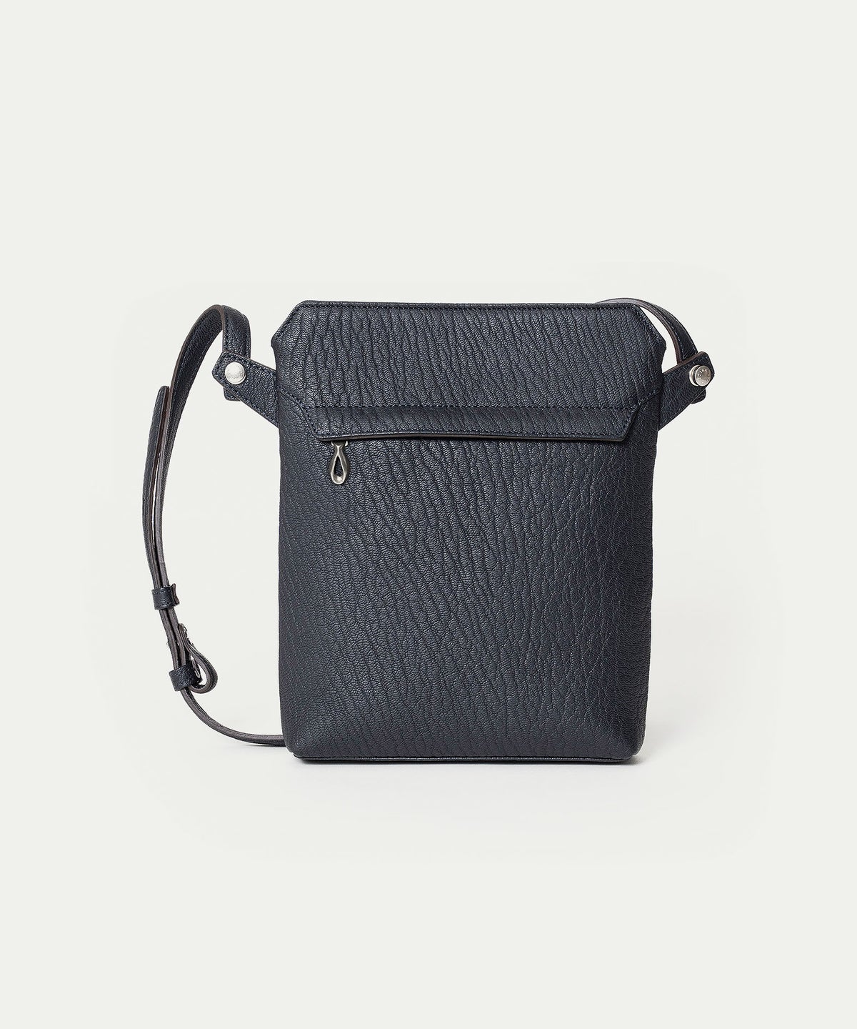 ゴート 縦型ショルダーバッグ《Grace》 - Dark Navy -